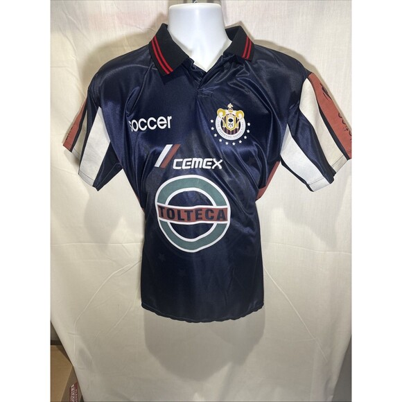 Soccer Jersey Chivas De La Guadalajara Coca Cola M-L Football  Cemex Tolteca - Picture 2 of 16